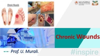 Prof. U. Murali.
Chronic Wounds
 