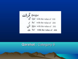 Qarshat :Qarshat : Category 6Category 6
 