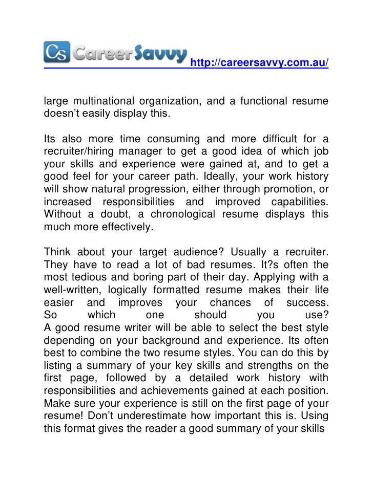chronological functional or perhaps targeted resumes what functional resume vs chronological resumes