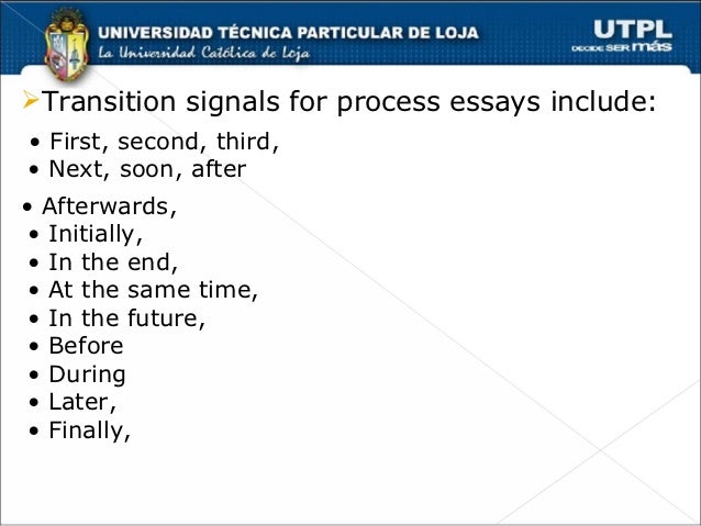 chronological order for essay