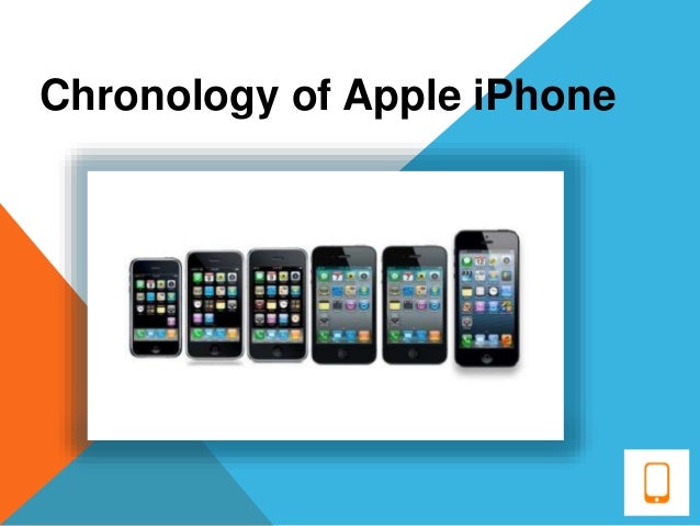 Chronology of Apple iPhone