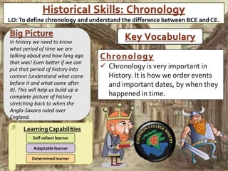 Chronology Skills Lesson Ppt Chronology Skills Lesson Ppt