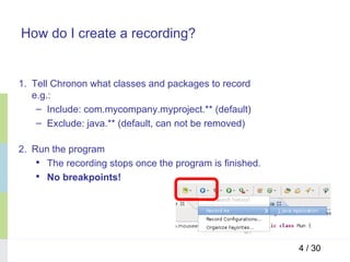 Chronon - A Back-In-Time-Debugger for Java | PDF