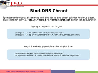 Chroot içinde {DNS, NTP, Nginx, PHP-FPM} | PDF
