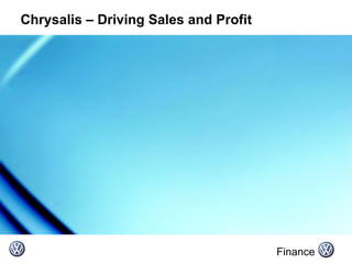 Chrysalis – Driving Sales and Profit Finance 