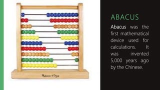 HISTORY OF THE COMPUTER | PPTX