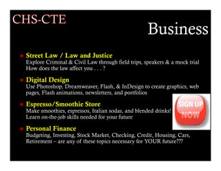 Capital High School
Career and Technical Education (CTE)

 