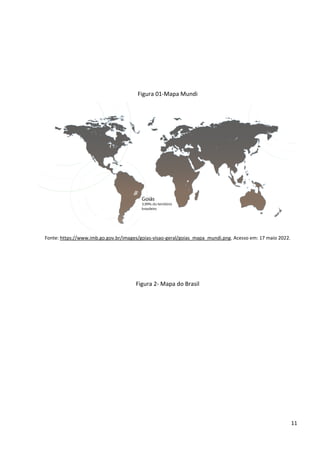 11
Figura 01-Mapa Mundi
Fonte: https://www.imb.go.gov.br/images/goias-visao-geral/goias_mapa_mundi.png. Acesso em: 17 maio 2022.
Figura 2- Mapa do Brasil
 