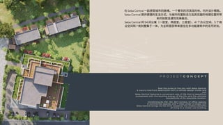 与Seba Central 一起感受城市的脉搏。一个奢华的河滨目的地，内外设计精致。
Seba Central 提供便捷的生活方式，与城市的蓬勃活力及其优越的地理位置所带
来的极致连通性完美融合。
Seba Central 将54 间公寓（一居室、两居室、三居室）
、41 个办公空间、5 个商
业空间和7 栋别墅集于一体，为全职居民带来居住在多功能建筑中的无尽好处。
 