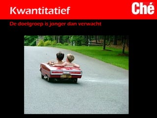 Kwantitatief De doelgroep is jonger dan verwacht 