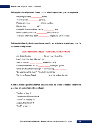 Ingles modulo 2 | PDF