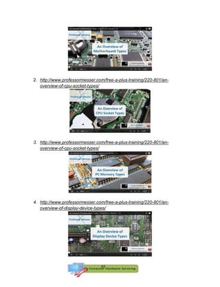 K-12 Grade 9 - Computer Hardware Servicing ICT Learning Material | PDF