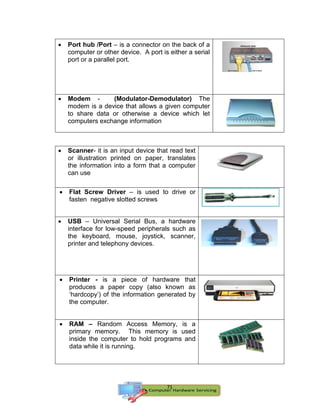 K-12 Grade 9 - Computer Hardware Servicing ICT Learning Material | PDF