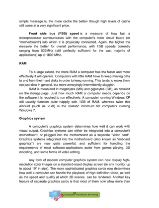 K-12 Grade 9 - Computer Hardware Servicing ICT Learning Material | PDF