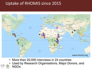 Efficient data collection from rural households – is RHOMIS for you?