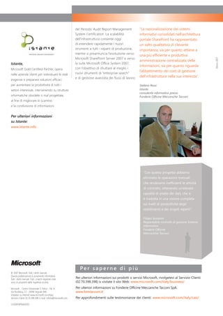 Case Study Microsoft Tacconi