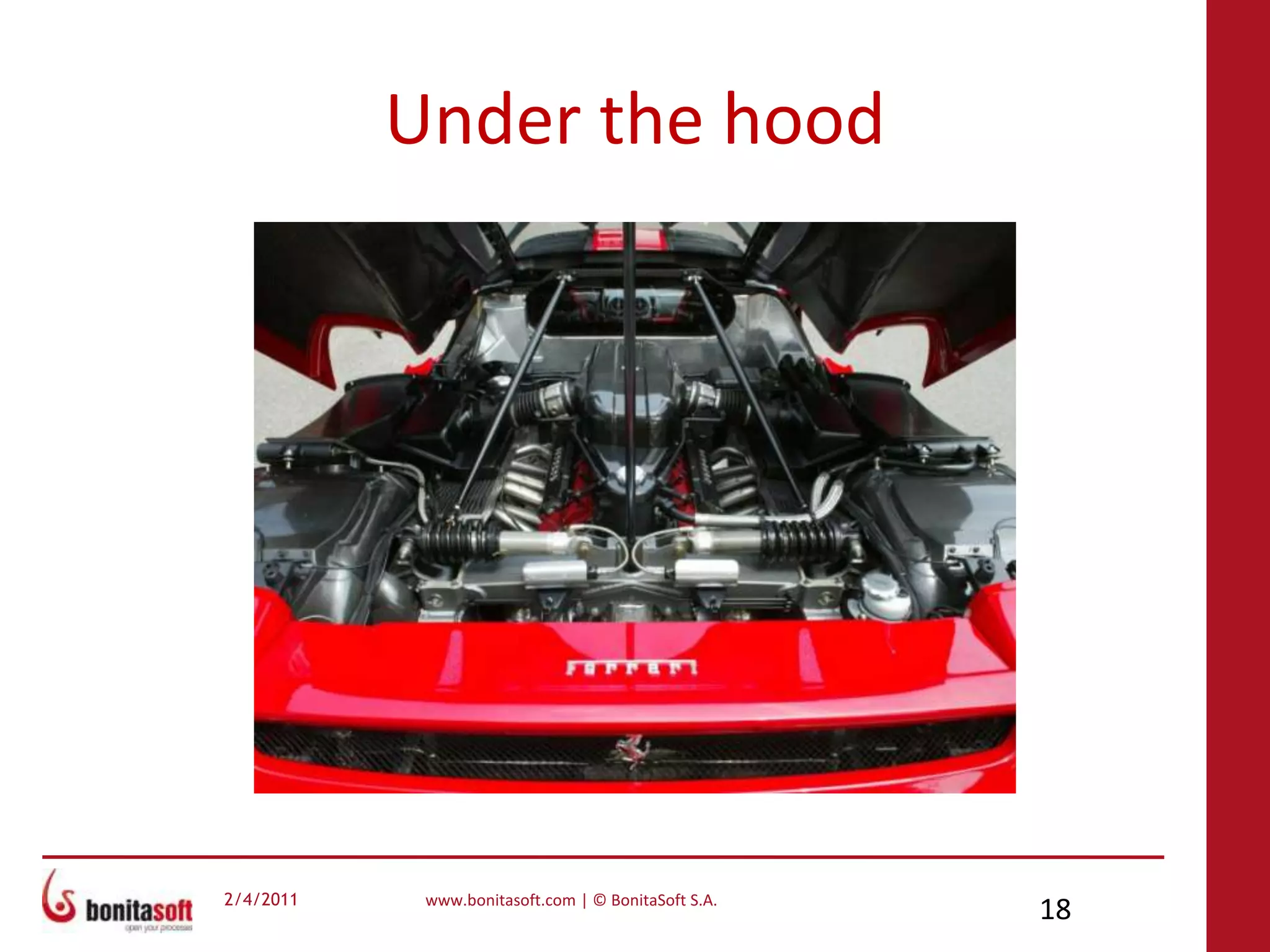 Runtime architecture - Big pictureUsers3rd Party Information SystemConnectorsBonita ApplicationsBonita User ExperienceApplication 1Application 2Bonita EngineApplication X