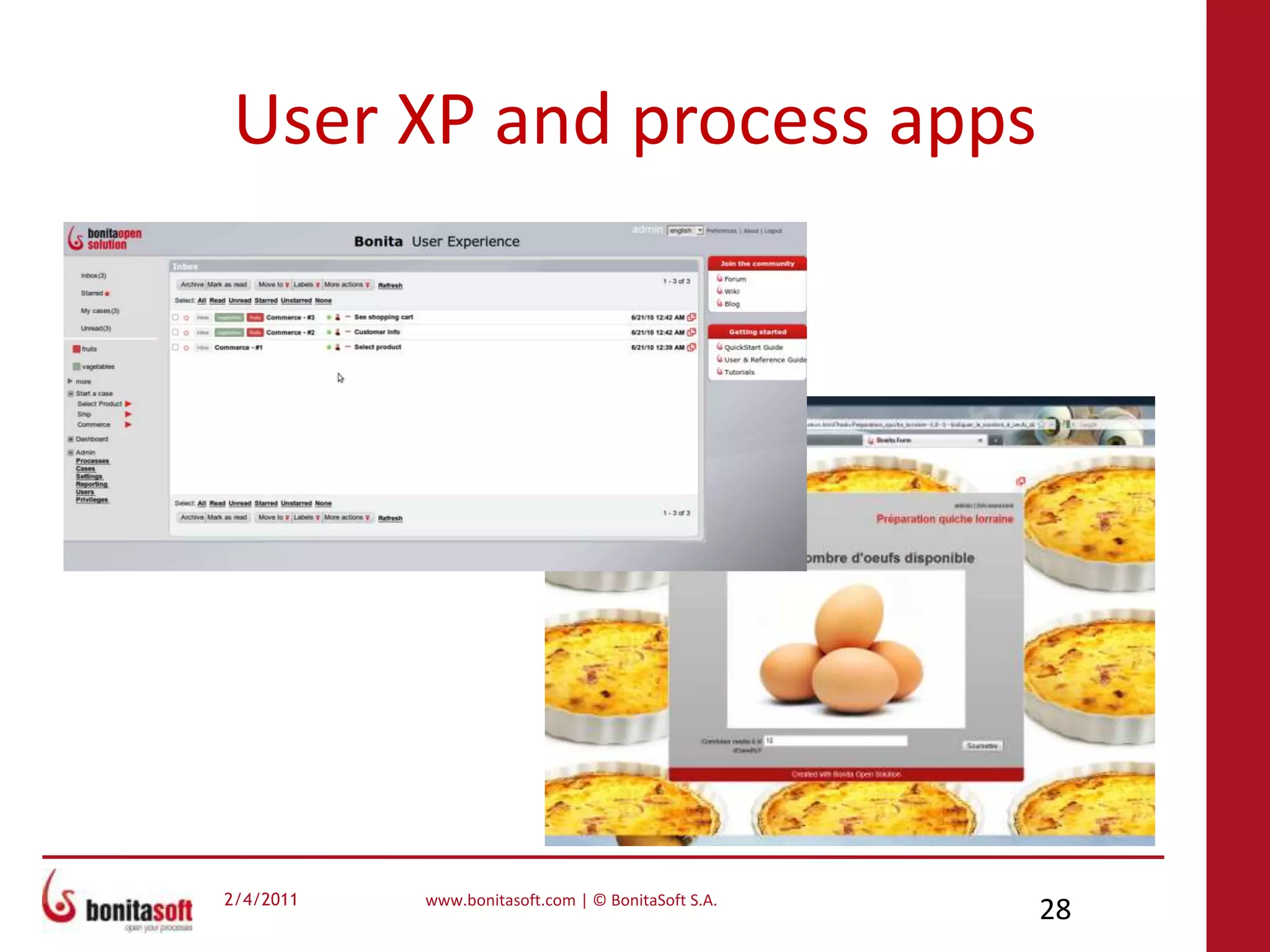 User XP and process appsWhich RIA framework is used for the web part?Google Web Toolkit !
