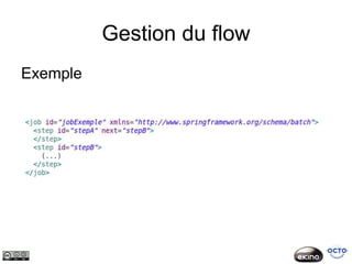 Gestion du flow
Exemple
 