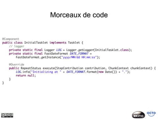 Morceaux de code
 