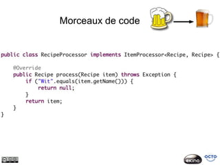 Morceaux de code
 