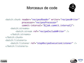 Morceaux de code
 