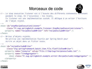 Morceaux de code
 
