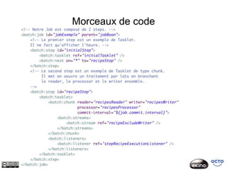 Morceaux de code
 