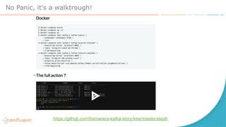 No Panic, it's a walktrough!
https://github.com/framiere/a-kafka-story/tree/master/step6
 