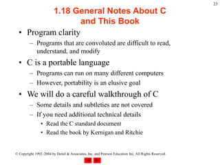 C programming Introduction | PPT