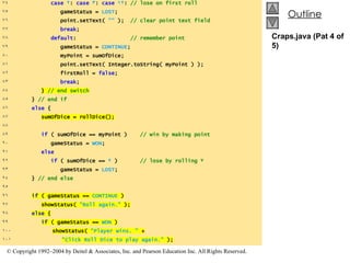 Craps.java (Pat 4 of 5) 