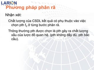 MaNV   TenNV chưa đạt chuẩn 2. 