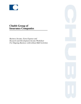 Business Income Worksheet