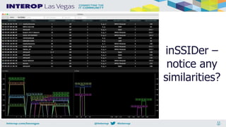 inSSIDer –
notice any
similarities?
 