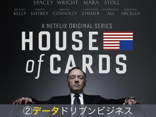 ②データドリブンビジネス
 