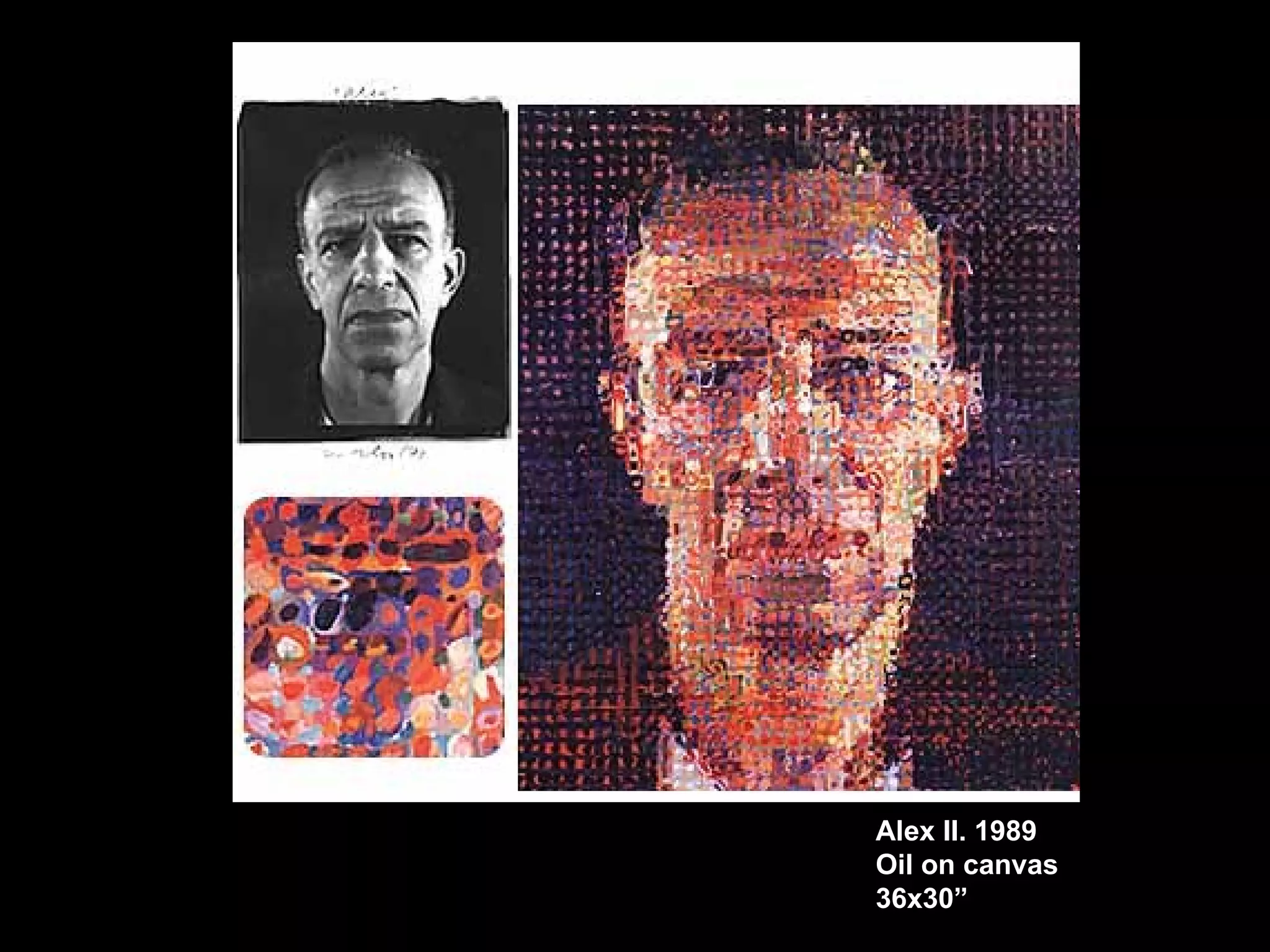 Alex II. 1989 Oil on canvas 36x30” 