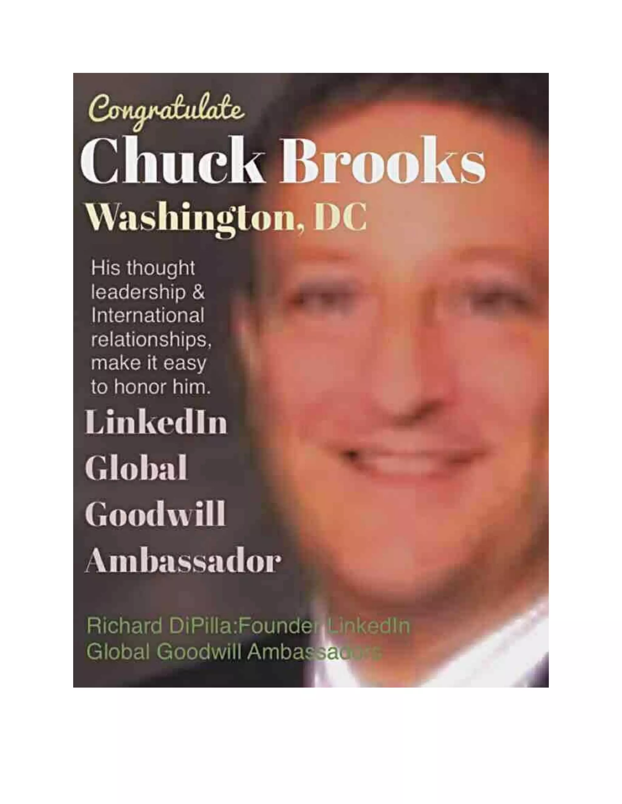 Chuck brooks profile on cybersecurity, homeland security, and emerging technologies