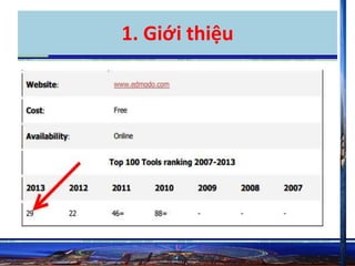 1. Giới thiệu 
 