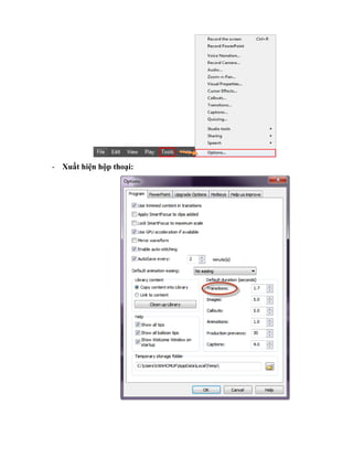 - Xuất hiện hộp thoại:
 