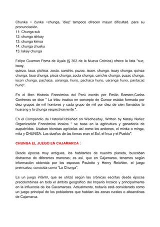 Chunga | DOC | South America Travel | Travel Locations