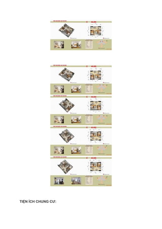 TIỆN ÍCH CHUNG CƯ:
 