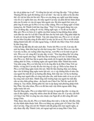 ăn vật gì phàm tục ô uế”. Và tiếng kia lại nói với ông lần nữa: “Vật gì được
Thượng Đế tẩy sạch thì không còn ô uế nữa”. Sự việc ấy diễn ra ba lần như
thế, rồi vật kia liền rút lên trời. Phi-e-rơ còn đang suy nghĩ xem khải tượng
vừa rồi có ý nghĩa làm sao, thì mấy người Cọt-nây sai phái đã hỏi thăm được
nhà của Si-môn và vừa tới ngay bên ngoài cửa. Họ kêu người hỏi xem có
phải ông Si-môn gọi là Phi-e-rơ trọ ở đây chăng. Phi-e-rơ đang nghĩ về khải
tượng kia, thì Thánh Linh bảo ông rằng: “Này! Có ba người đang tìm con.
Con cứ đứng dậy, xuống đi với họ. Đừng nghi ngờ, vì Ta đã sai họ đến”.
Bấy giờ, Phi-e-rơ hiẻu rõ ý nghĩa của khải tượng là ông không được phép
xem dân tộc nào là ô uế khi Chúa đã làm cho họ tinh sạch. Ông phải nhận họ
là anh em trong một Hội Thánh. Vậy nên sáng hôm sau, Phi-e-rơ và vài anh
em tín hữu Gia-pha cùng đi đến nhà Cọt-nây tại Sê-sa-rê, Phi-e-rơ đã chiến
thắng thành kiến đối với dân ngoại bang, vì đã để cho Đức Chúa Trời chuẩn
bị tấm lòng ông.
Chúa đã sắp đặt đâu đó một cách đáo. Trước khi Phi-e-rơ tới, Cọt-nây đã
mời họ hàng, thân hữu họp lại chờ đợi trong nhà. Vừa lúc Phi-e-rơ vào nhà,
Cọt-nây ra đón, cúi xuống chân ông mà lạy, xem Phi-e-rơ là một sứ giả từ
trời. Phi-e-rơ vội vàng đỡ Cọt-nây dậy và nói: “Xin ông đứng lên! tôi cũng
chỉ là một người như ông”. Biết bao lần ta không có lời nói và hành động
như Phi-e-rơ. Biết bao lần ta quên rằng mình chỉ là người đại diện Chúa chớ
chẳng phải là Chúa, và không ngăn cản người khác thần Thánh hóa mình.
Vào nhà xong, Phi-e-rơ liền bày tỏ lý do ông đến là do Đức Chúa Trời sai
khiến, và ông hỏi Cọt-nây đã cho tìm ông có việc gì. Điều ta học được là
Phi-e-rơ biết lắng nghe trước khi nói. Một lỗi lầm thường thấy nơi chứng
đạo viên là không lắng nghe trước khi nói, và vì vậy không hiểu rõ nhu cầu
của người hư mất để có sự hướng dẫn đúng. Khi tiếp xúc với họ ta thường
cho rằng mọi người đều có cùng một nhu cầu, một hoàn cảnh và ta cư xử với
họ cùng một cách thức. Đành rằng mỗi trường hợp của người hư mất đều
cần sự cứu chữa giống nhau - do huyết của Chúa Cứu Thế tẩy sạch tội lỗi
chúng ta. Tuy nhiên, không phải lúc nào ta áp dụng một phương pháp trình
bày Phúc Âm như nhau, Phi-e-rơ đã làm một việc khôn ngoan nhất: lắng
nghe trước khi nói.
Sau khi lắng nghe, Phi-e-rơ nhận biết Cọt-nây là người đạo đức và rộng rãi
cứu tế dân nghèo, song bấy nhiêu chưa đủ để được cứu rỗi. Cọt-nây cần biết
về Chúa Cứu Thế và công lao cứu chuộc của Ngài để có đời sống đổi mới
trong Chúa.
Thấy được nhu cầu đó, Phi-e-rơ hành động như một y sĩ đại tài, bắt đầu chữa
trị cho bệnh nhân thuộc linh. Phi-e-rơ hăng say giảng giải về Chúa Cứu Thế
cho Cọt-nây. Ông còn nói thì Thánh Linh đã giáng trên mọi người nghe, ai
nấy được đầy dẫy Thánh Linh, nói ngoại ngữ mà ca tụng Đức Chúa Trời.
 