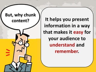 Basics of Content Chunking Slide 11