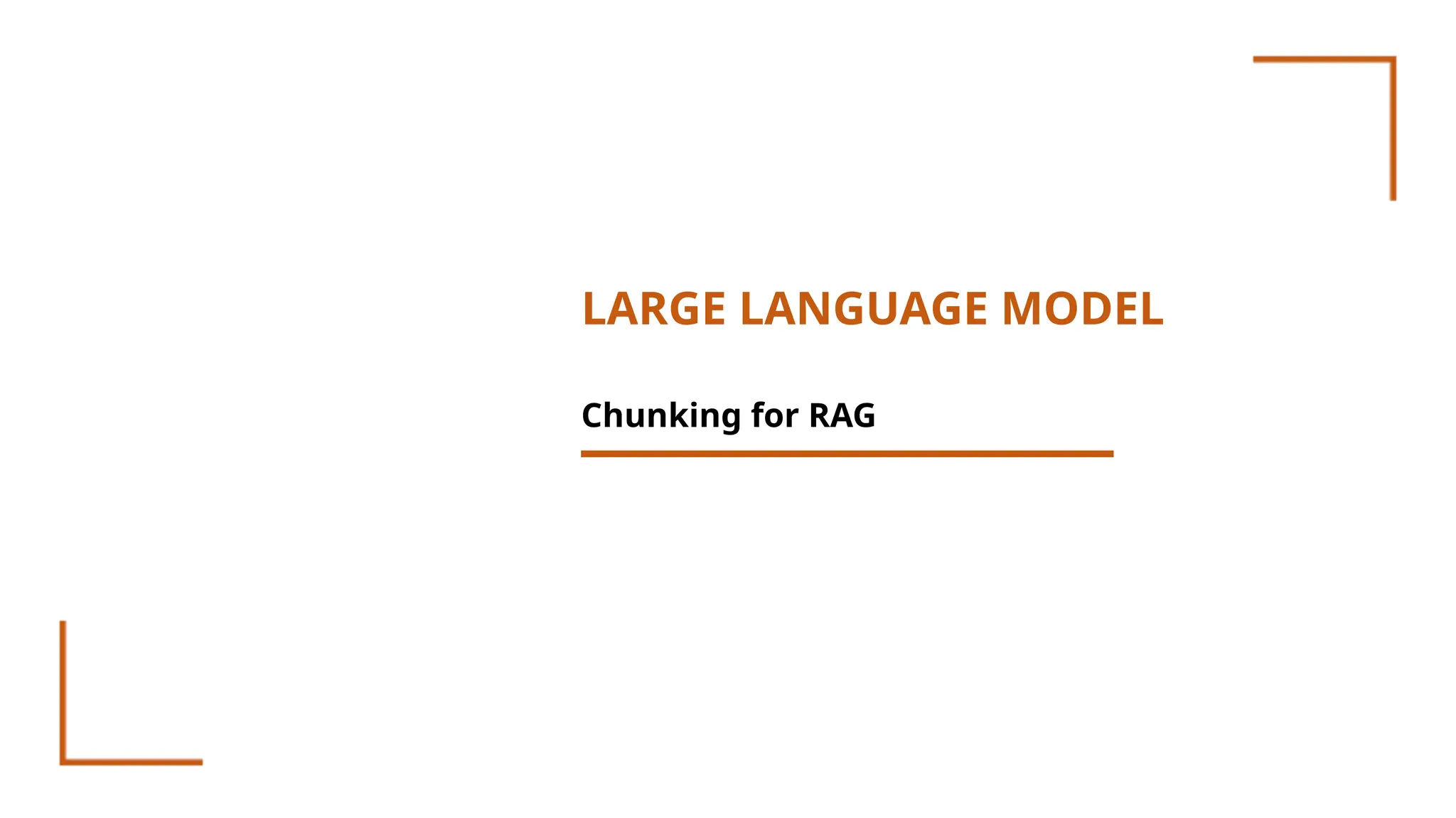Chunking why rag USED IN RAG FOR RETREIVAL | PPTX