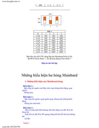 Chuong 3 mainboard | PDF