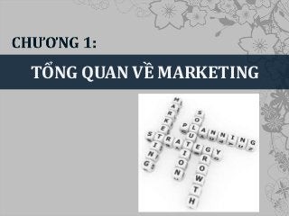 TỔNG QUAN VỀ MARKETING
 