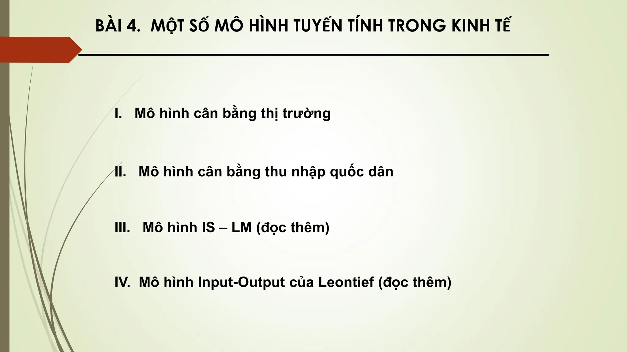 Hệ phương trình tuyến tính và các ứng dụng trong kinh tế | PDF