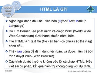 Nhập môn HTML 1 | PDF