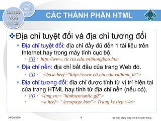 Nhập môn HTML 1 | PDF