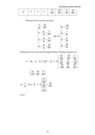 Quy hoach tuyen tinh C4 | PDF